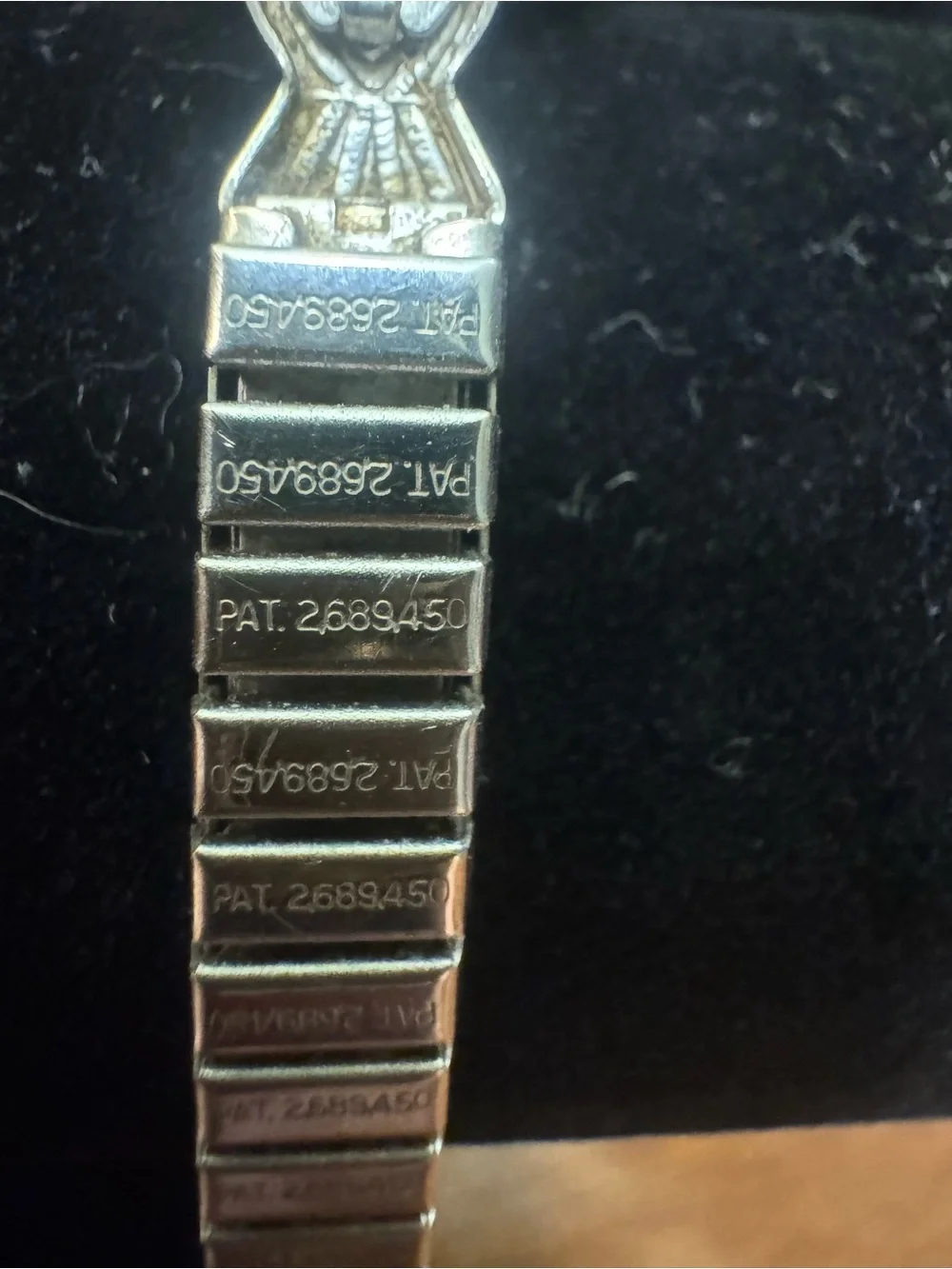 Vintage Ladies Westclox Windup Bracelet Watch in Silver-Tone